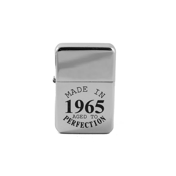Lighter - Made in 1965 Aged to Perfection - High Polish Chrome