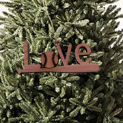 Love Baseball - Cedar Ornament