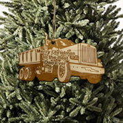 Merry Christmas to the best Dad Ever Dump Truck - Ornament