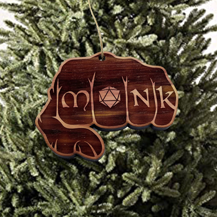 Monk Fist - Cedar Ornament