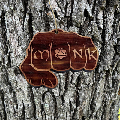 Monk Fist - Cedar Ornament