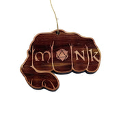 Monk Fist - Cedar Ornament