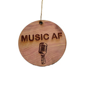 Music AF - Cedar Ornament