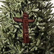Native American Totem Pole - Cedar Ornament