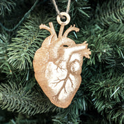 Ornament - Heart - Raw Wood 3x4in