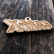 Ornament - X-MAS - Raw Wood 2x3in