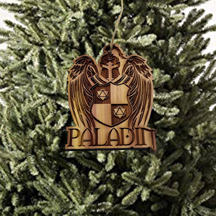 Paladin - Cedar Ornament