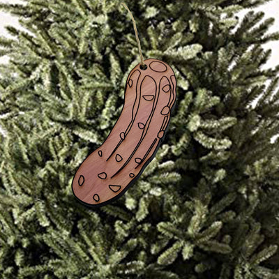 Pickle - Cedar Ornament