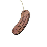 Pickle - Cedar Ornament