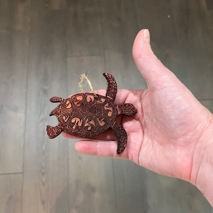Sea Turtle - Cedar Ornament