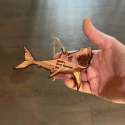 Shark Worlds Most Awesome Son - Cedar Ornament