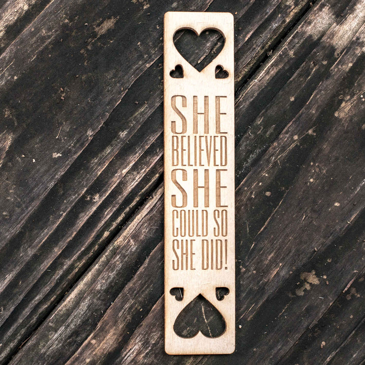 Bookmark - She Believed She Could