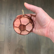Soccer Ball - Cedar Ornament