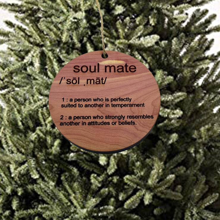Soulmate - Cedar Ornament
