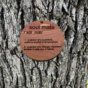 Soulmate - Cedar Ornament