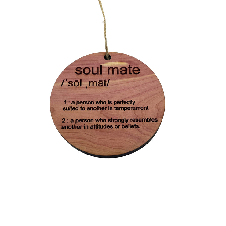Soulmate - Cedar Ornament