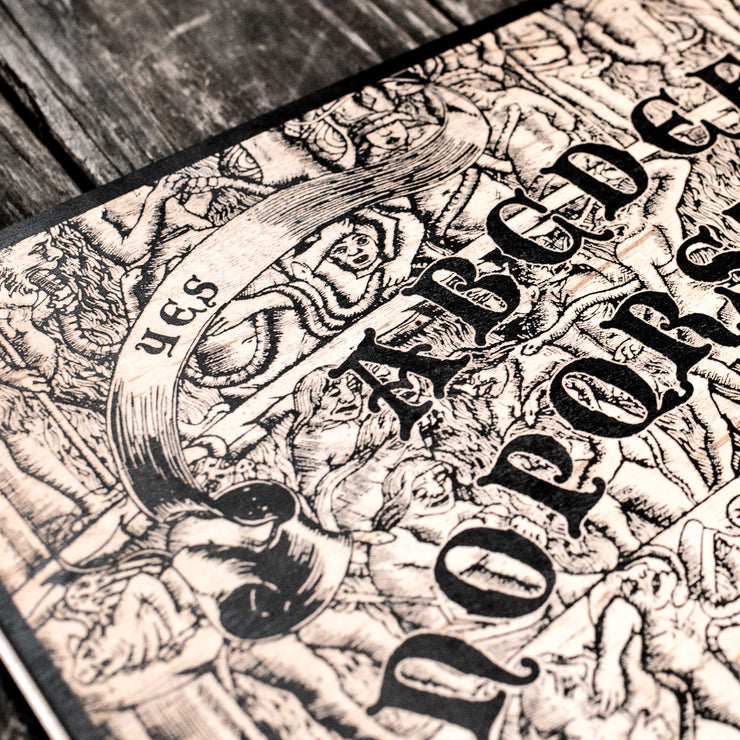 Spirit Board - Dante's Inferno with Skull Cursor 24x18 in Sign