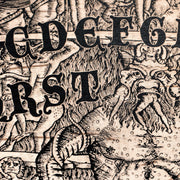 Spirit Board - Dante's Inferno with Skull Cursor 24x18 in Sign