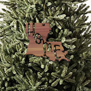 State Home Louisiana - Cedar Ornament