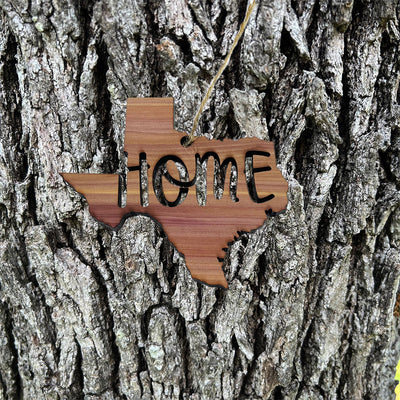 State Home Texas - Cedar Ornament