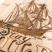 Stay Wild and Free - Pirate - Cutting Board