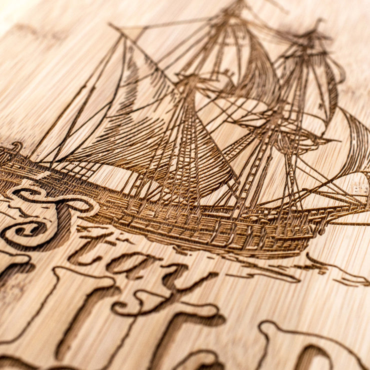 Stay Wild and Free - Pirate - Cutting Board