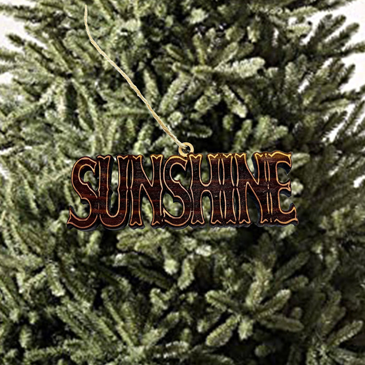 Sunshine - Cedar Ornament