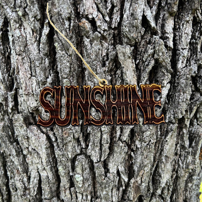 Sunshine - Cedar Ornament