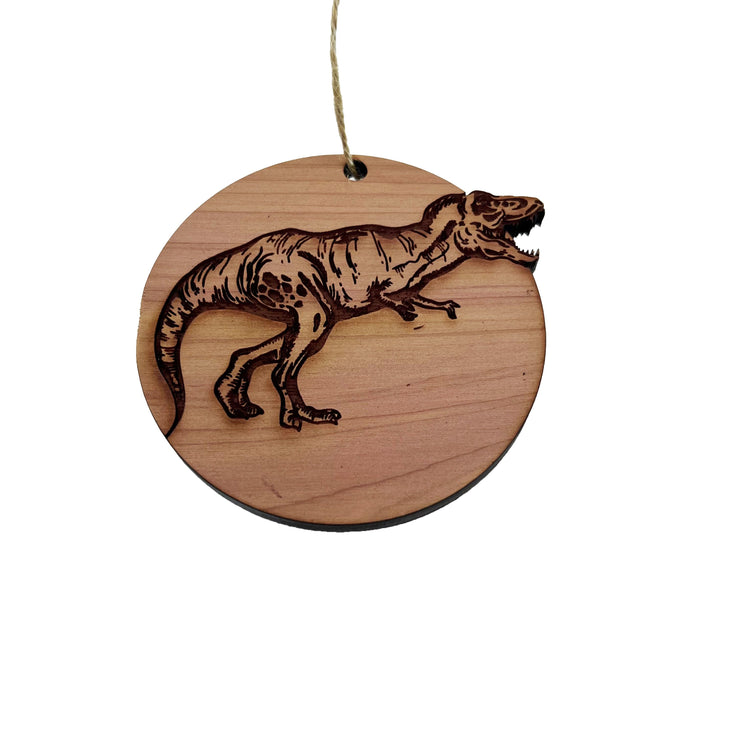 TRex Dinosaur - Cedar Ornament