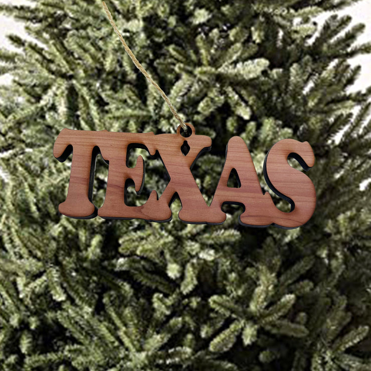 Texas - Cedar Ornament