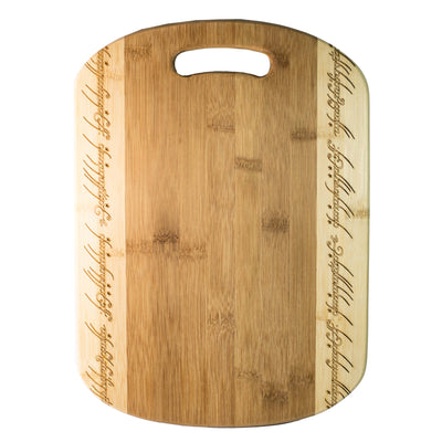 The One Board Cutting Board 14''x9.5''x.5'' Bamboo