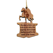 The Object of Life Marcus Aurelius CEDAR Ornament