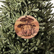 Toadstool Worlds Most Awesome Mother-in-Law - Cedar Ornament