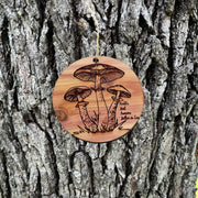 Toadstool Worlds Most Awesome Mother-in-Law - Cedar Ornament