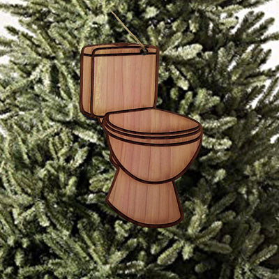 Toilet - Cedar Ornament