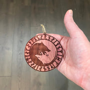 Viking ÚLFHÉÐNAR Wolf Norse Scandinavian - Cedar Ornament