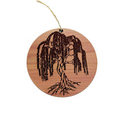 Weeping Willow - Cedar Ornament
