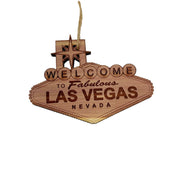 Welcome to Las Vegas - Cedar Ornament