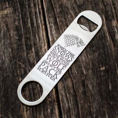 When the Snows Fall - Bottle Opener