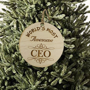 Worlds most Awesome CEO - Ornament