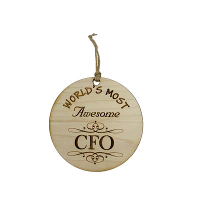 Worlds most Awesome CFO - Ornament