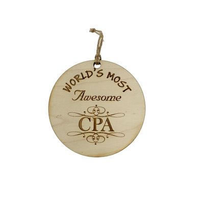 Worlds most Awesome CPA - Ornament