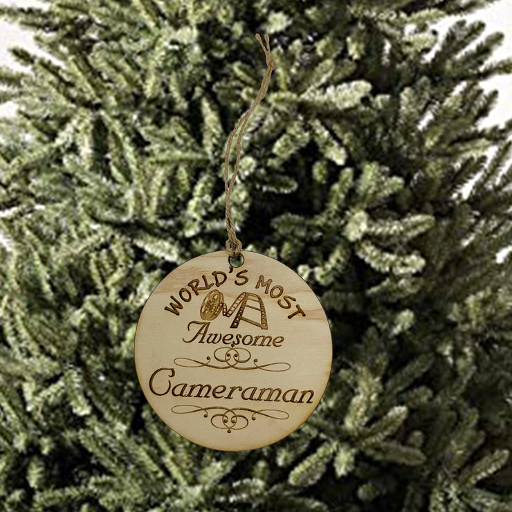 Worlds most Awesome Cameraman - Ornament