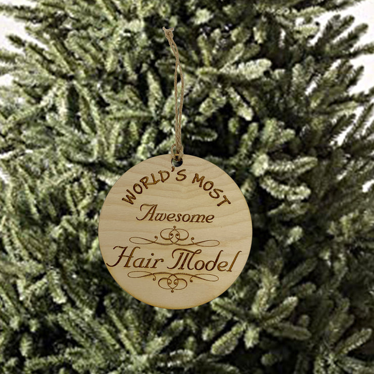 Worlds most Awesome Hair Model - Ornament