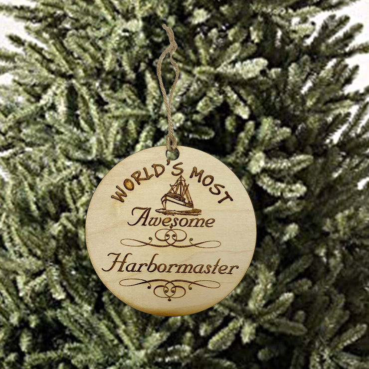 Worlds most Awesome Harbormaster - Ornament