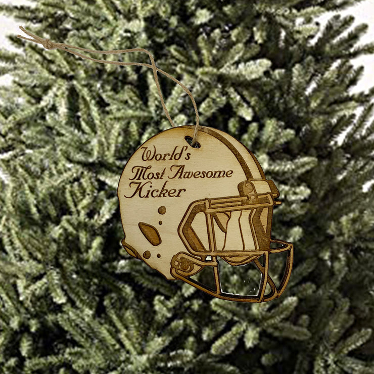 Worlds most Awesome Kicker - Ornament