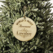Worlds most Awesome Lawnboy - Ornament