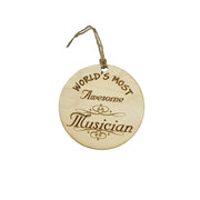 Worlds most Awesome Musician - Ornament