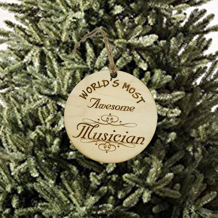 Worlds most Awesome Musician - Ornament