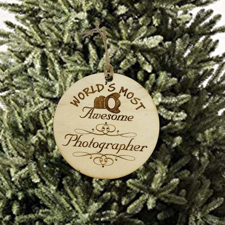 Worlds most Awesome Photographer - Ornament